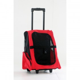 Backpack - mochila com rodas - 40x35x55cm - vermelho - tamanho grande