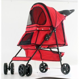 Stroller - Carrinho para passeio - Vermelho - 87x50x93cm - suporta 18kgs. - pesa 8kgs