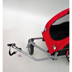 Carrinho de passeio com acoplamento para Bicicleta - 119x67x105 Suporta 50 kg- pesa 16 kg