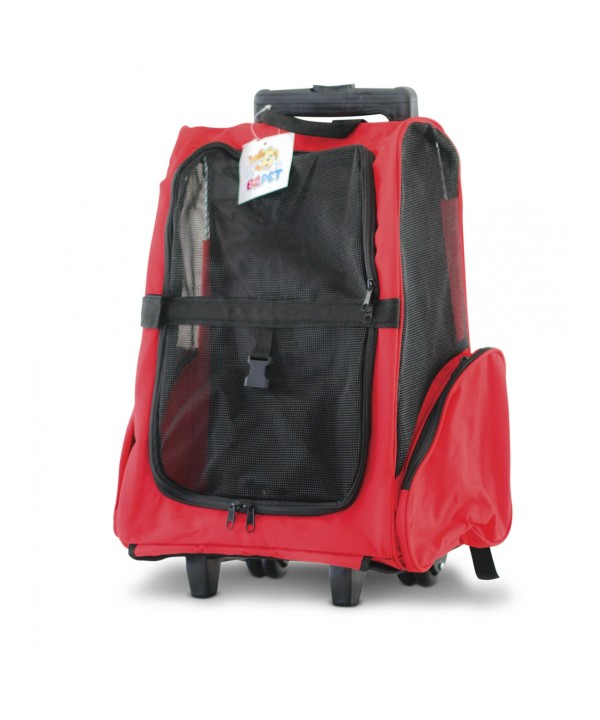 Backpack - mochila com rodas - 40x35x55cm - vermelho - tamanho grande