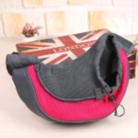 Pet carrier - bolsa tira colo para transporte de pets - tamanho pequeno - 35x20x8,5cm - rosa